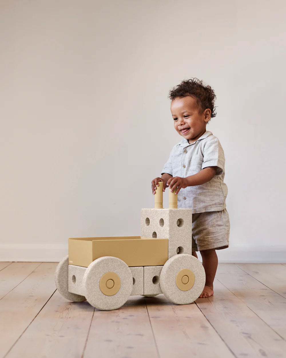 BABY WALKER SAND GREY / HONEY YELLOW
