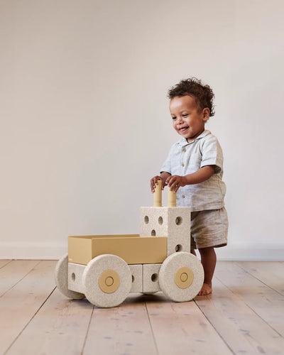 BABY WALKER SAND GREY / HONEY YELLOW