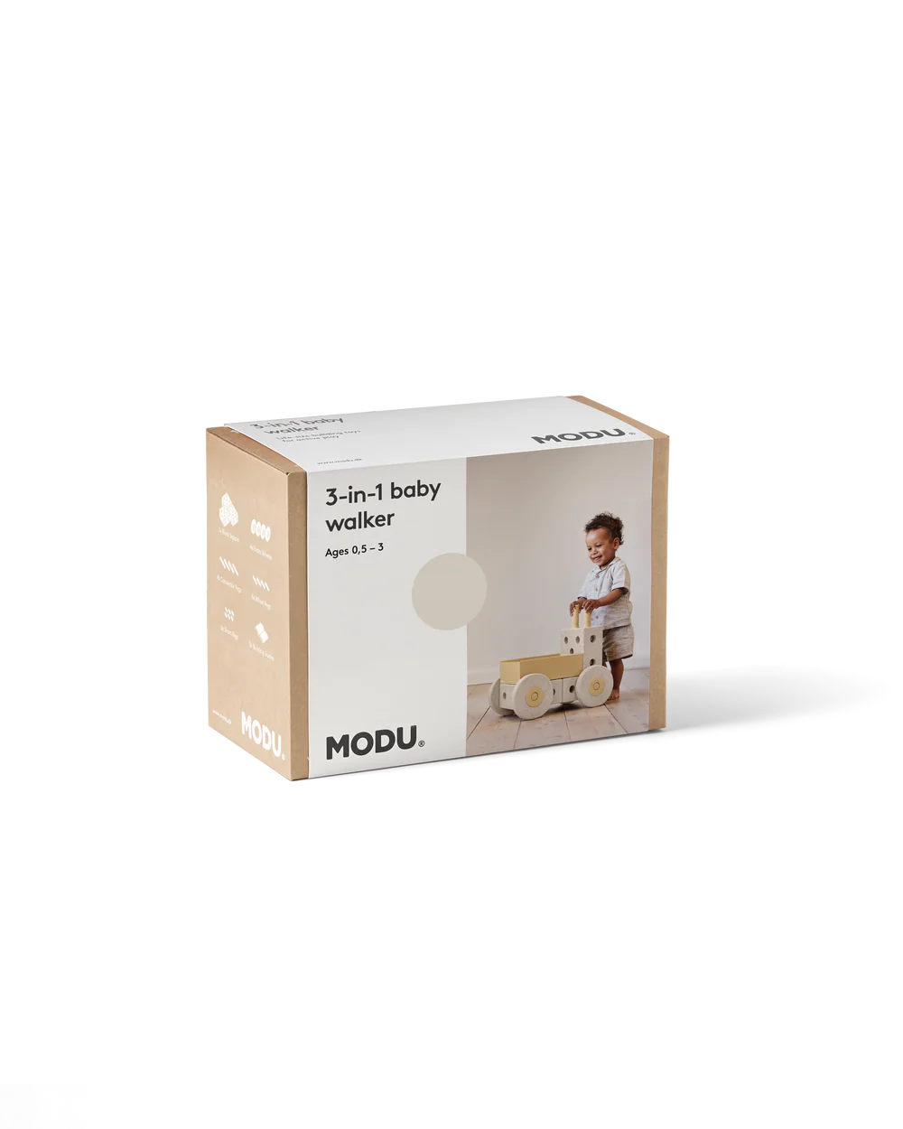 BABY WALKER SAND GREY / HONEY YELLOW