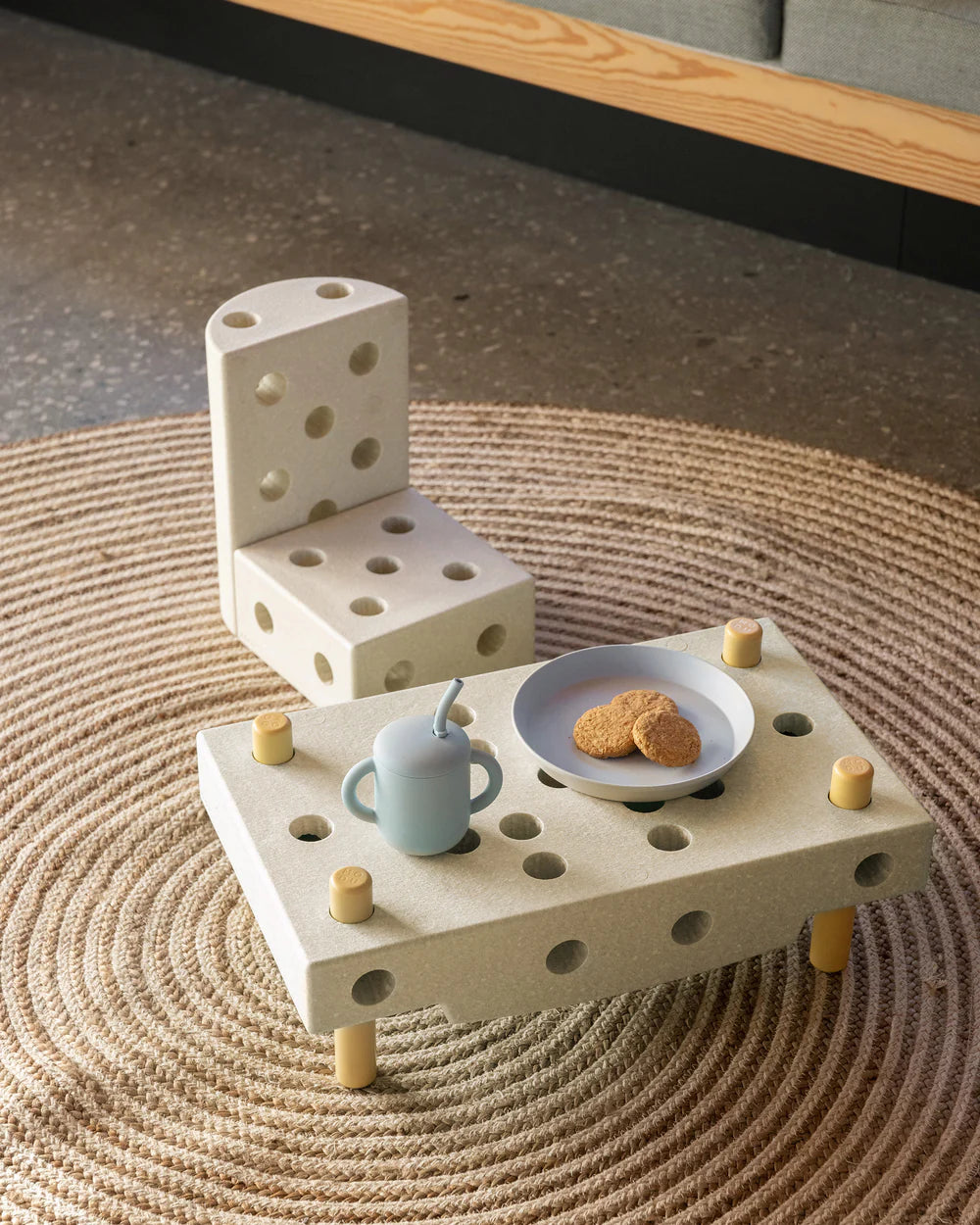 CURIOSITY SET SAND GREY / HONEY YELLOW