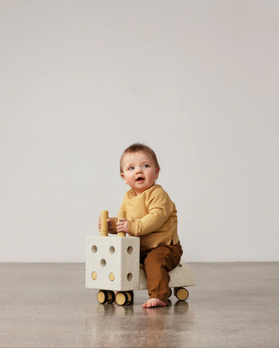 TINY RIDE SAND GREY / HONEY YELLOW