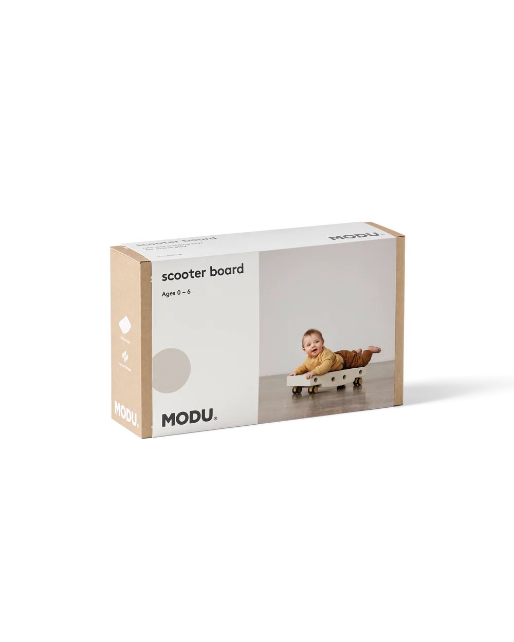 SCOOTER BOARD SAND GREY / HONEY YELLOW