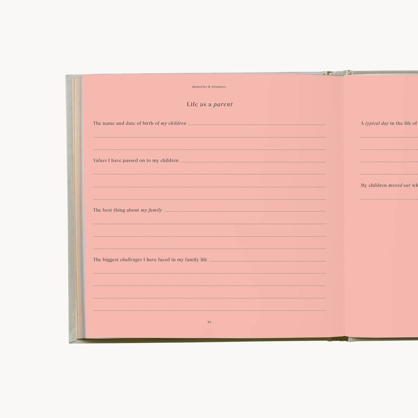 Mindebog fra bedsteforældre, My Grandparents - Memories & Treasures