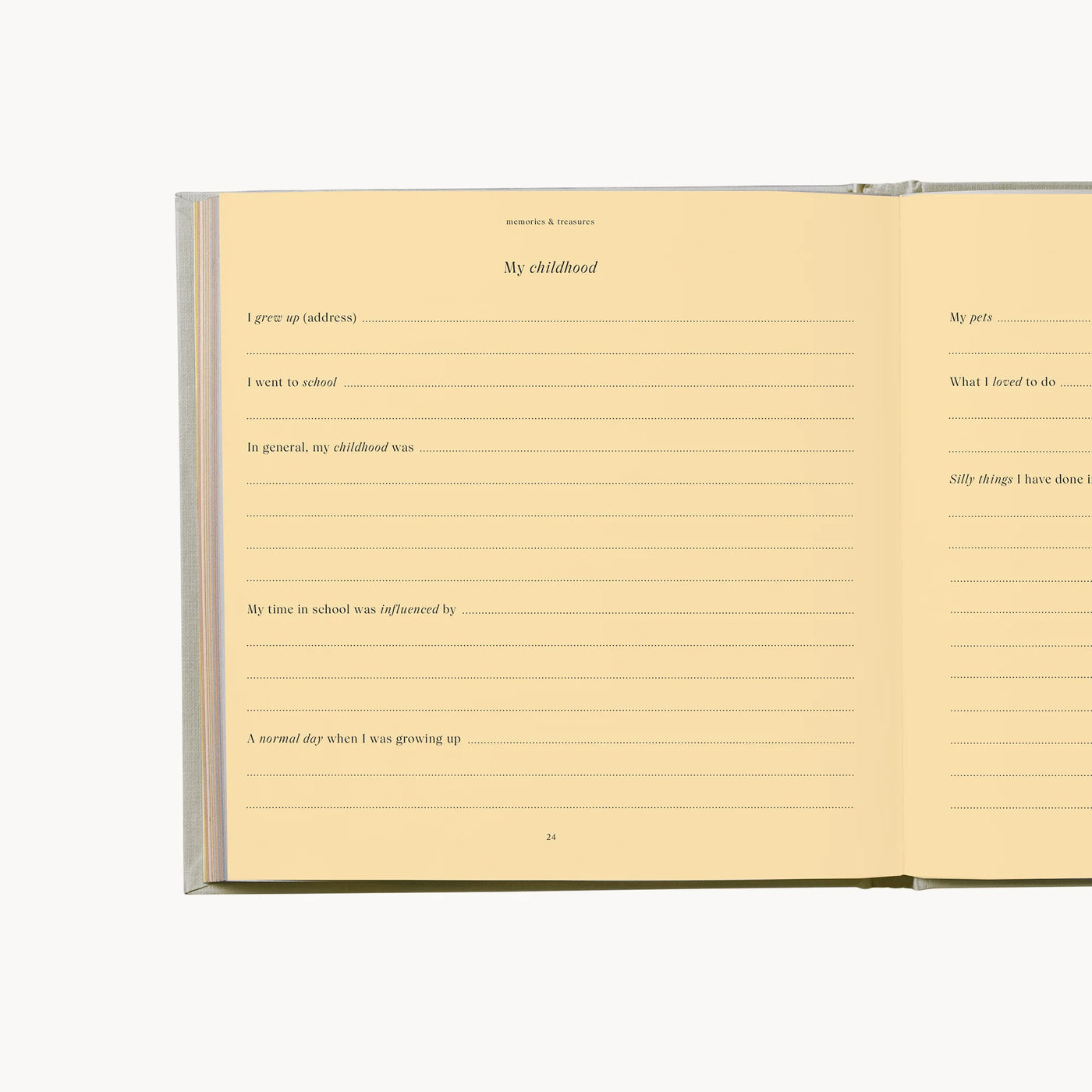 Mindebog fra bedsteforældre, My Grandparents - Memories & Treasures