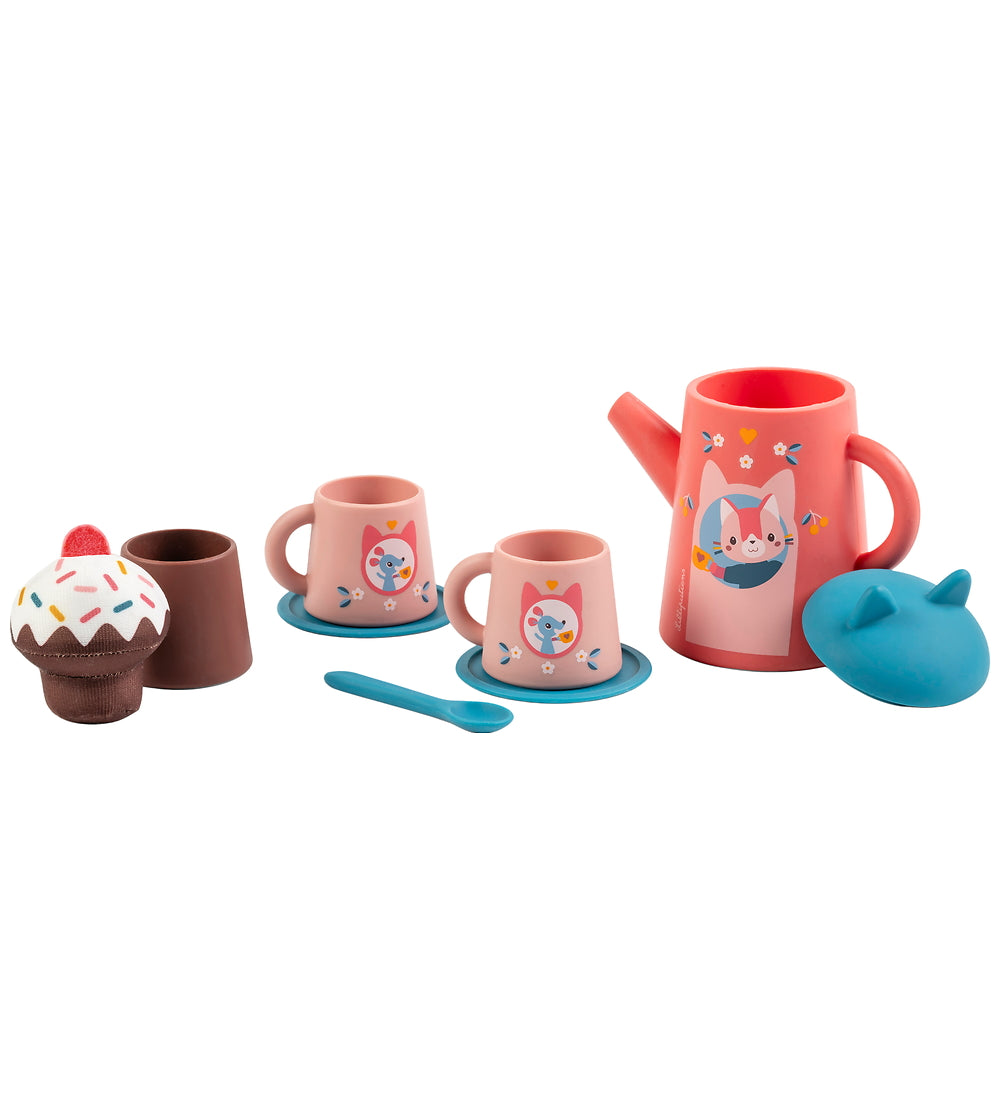 Badelegtøj, Teselskab