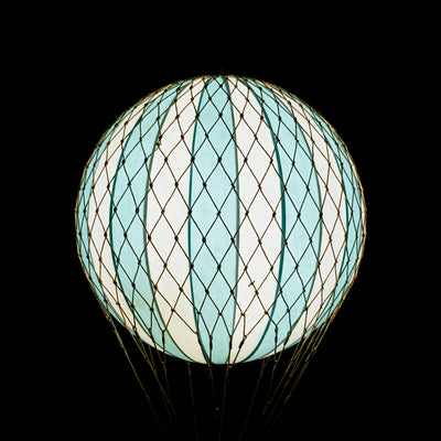 Luftballon LED, lyseblå, 32 cm