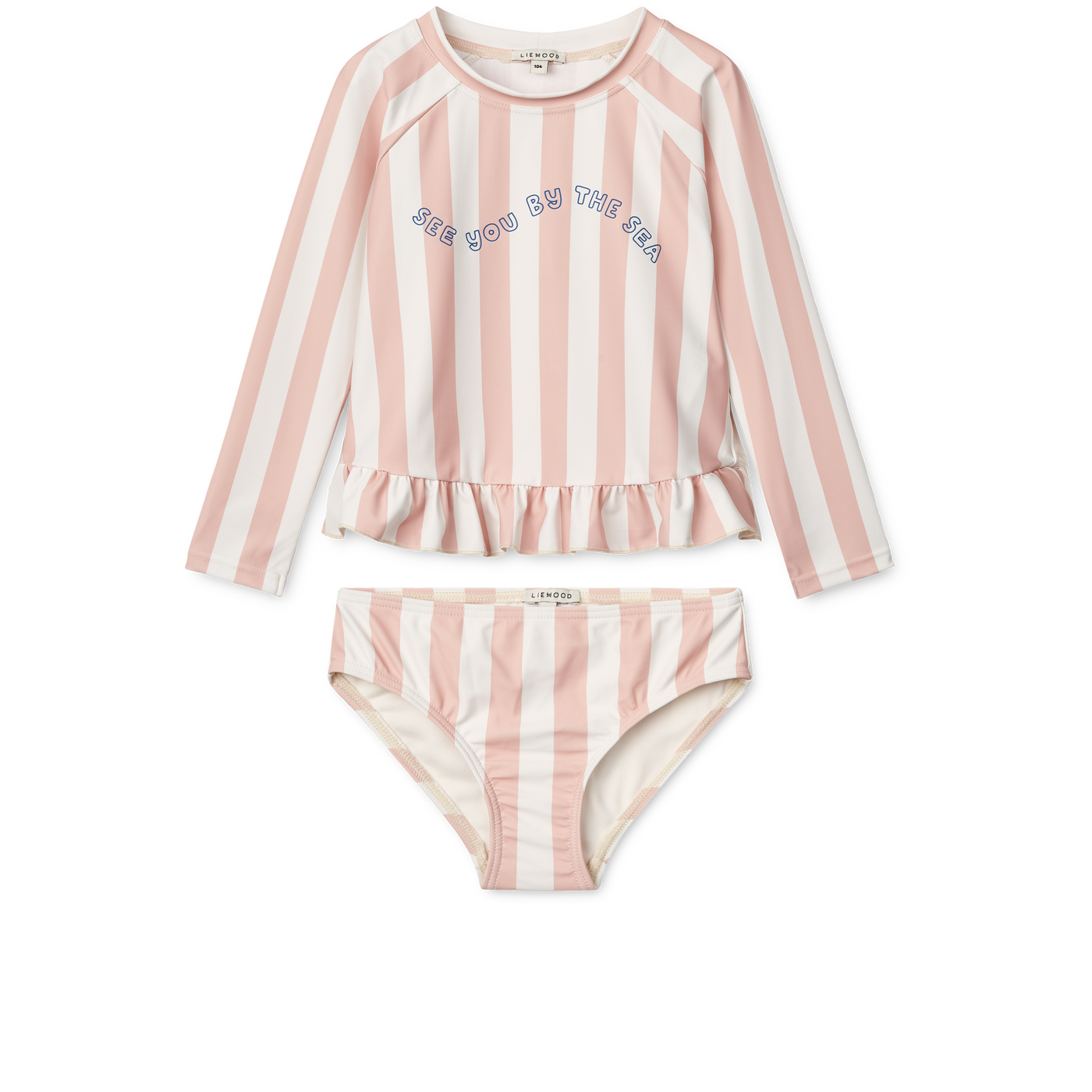 SWIM SET DAGNY STRIPE ROSE