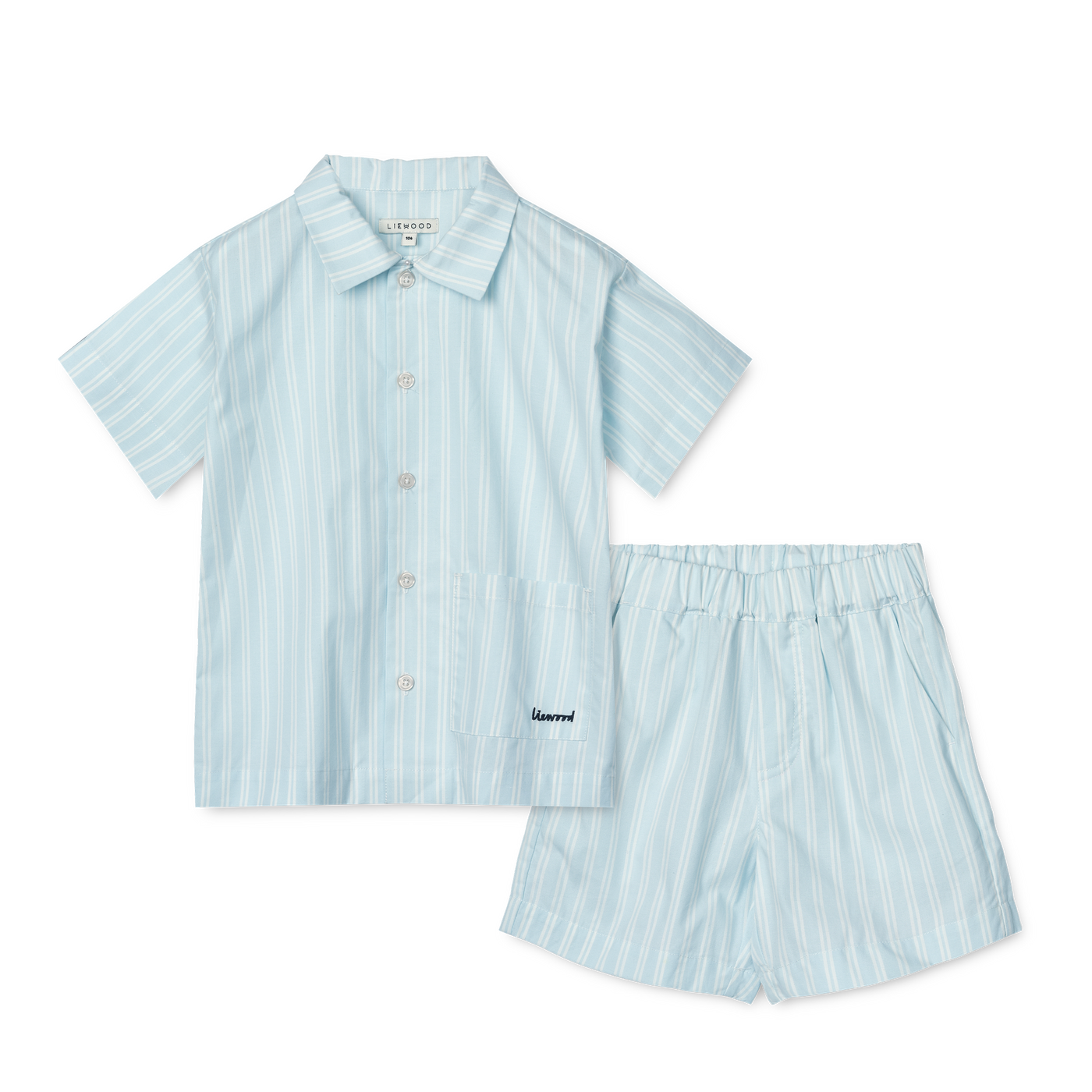 LIEWOOD SÆT LEONA STRIPE BLUE 98