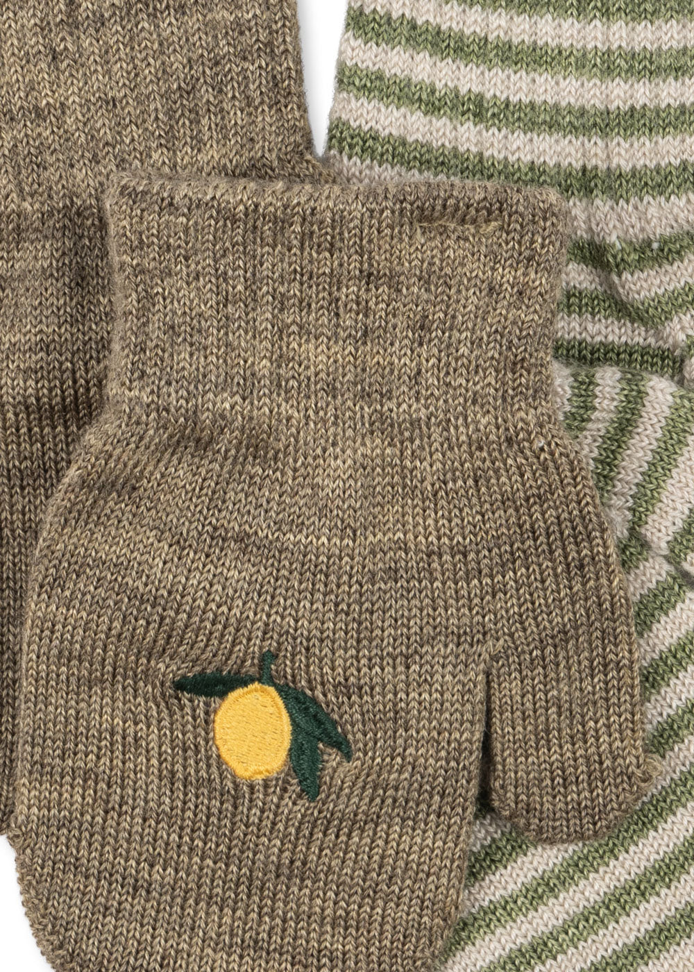 Filla Handsker, 2 pak, Lemon/Stripe