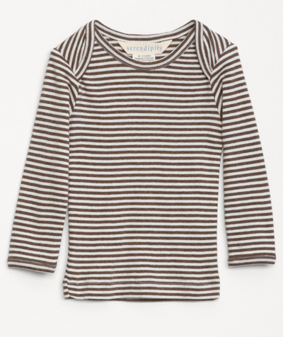 BLUSE CHESTNUT/OFFWHITE