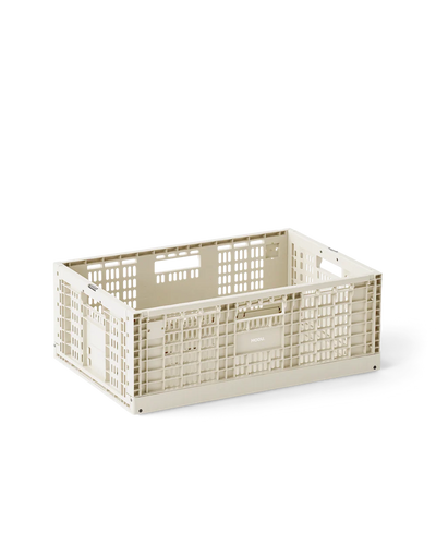 STORAGE CRATE sand grey
