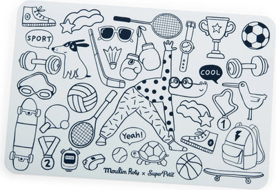 DÆKKESERVIET MINI MØRK BLÅ