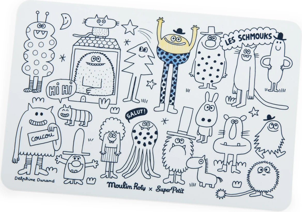 DÆKKESERVIET MINI MØRK BLÅ