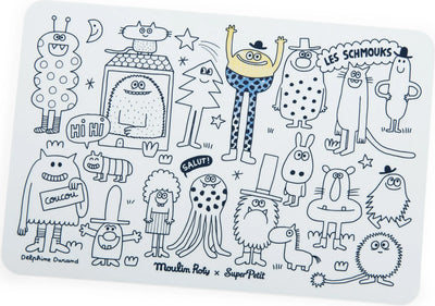 DÆKKESERVIET MINI MØRK BLÅ