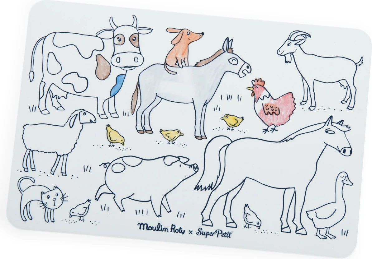 DÆKKESERVIET MINI MØRK BLÅ