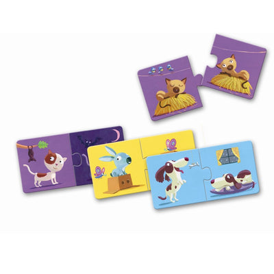 Djeco puzzle duo, Modsætninger