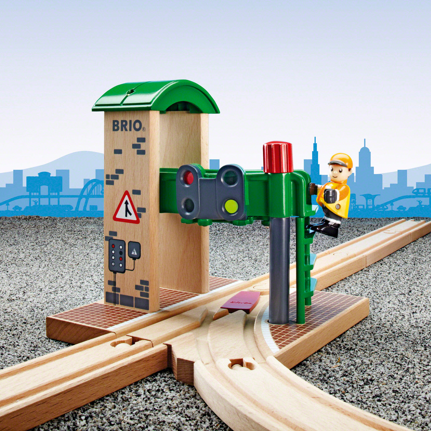 BRIO togbane, signalpost