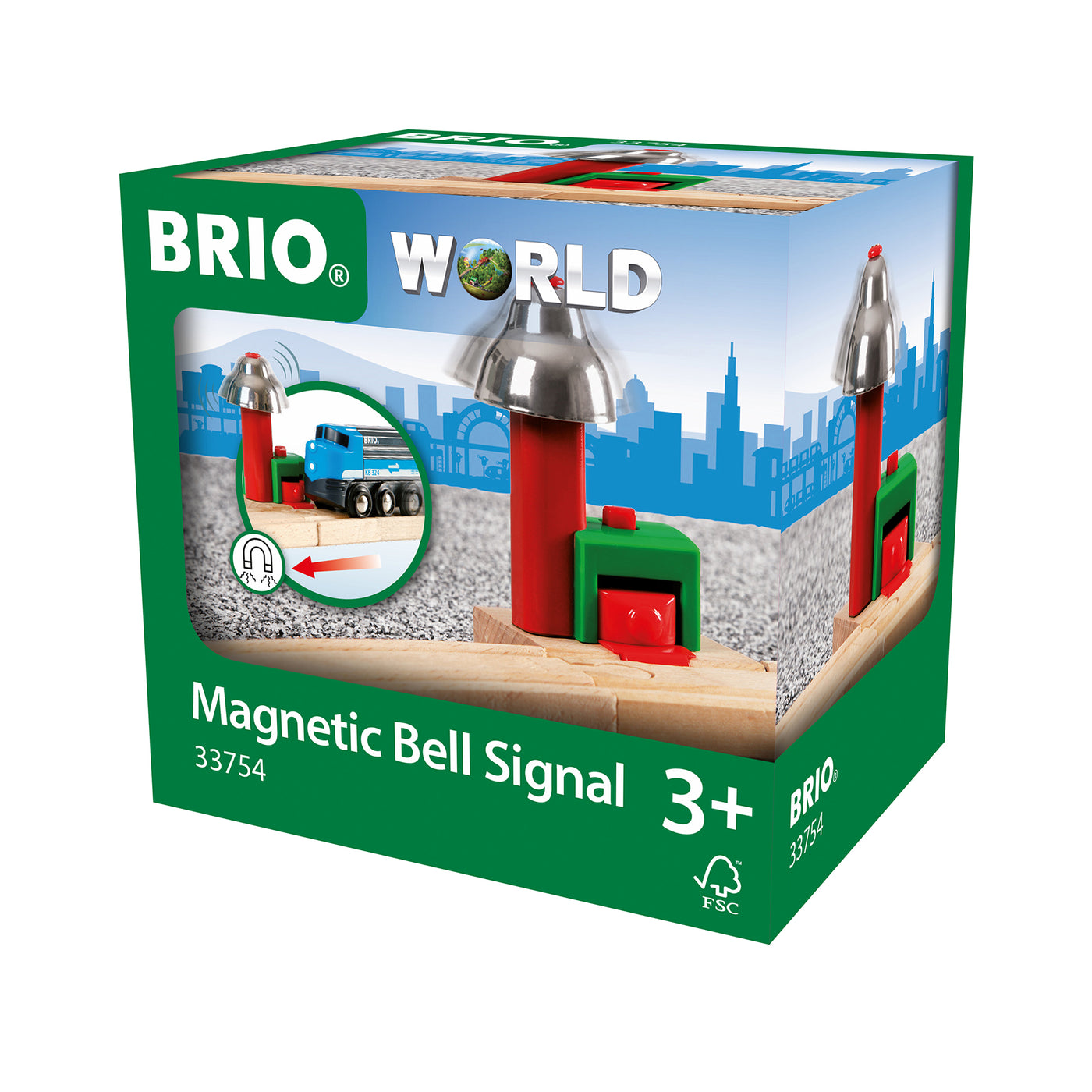 BRIO togbane, magnetstyret lydsignal