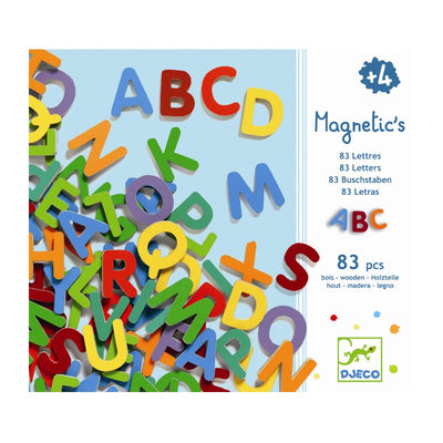 Djeco magneter, Bogstaver