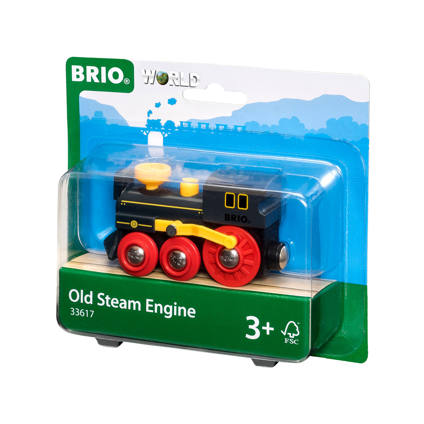 BRIO togbane, gammelt damplokomotiv