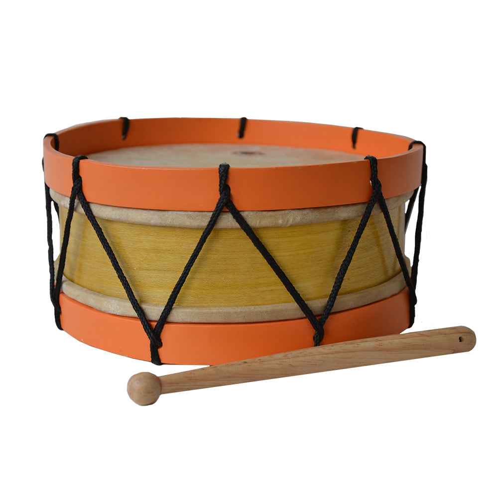 Tromme i gedeskind, orange