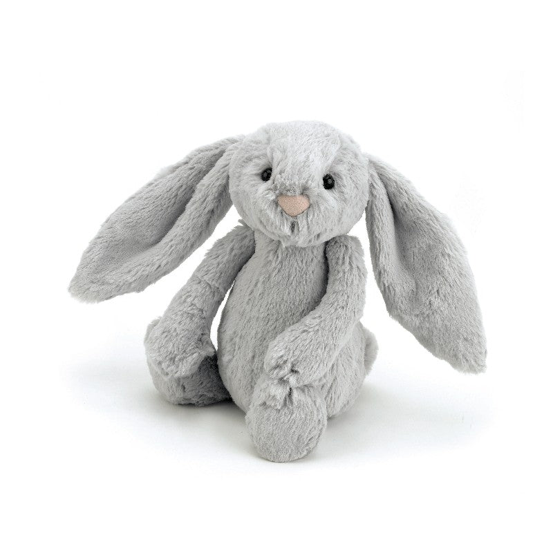Jellycat bashful kanin, silver grå 18 cm