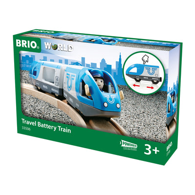 BRIO togbane, batteridrevet tog med fører