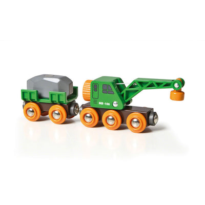 BRIO togbane, kran og vogn