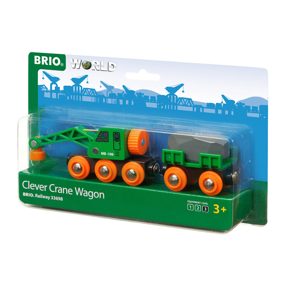 BRIO togbane, kran og vogn