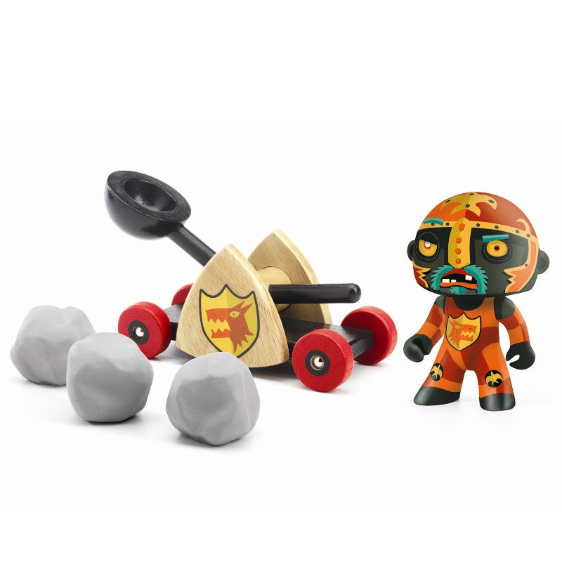 Djeco Arty Toys, Baldy & Big paf katapult