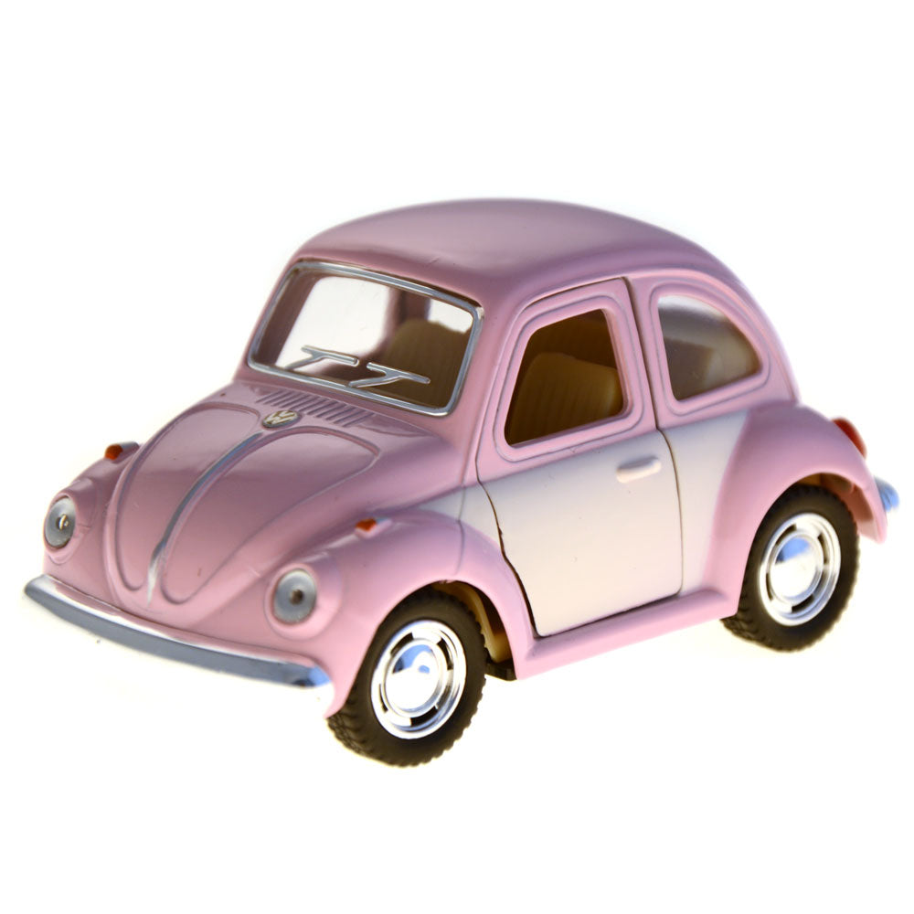 Metalbil VW pastel beetle, rosa