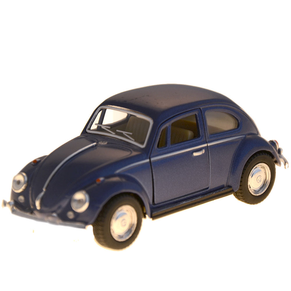 Metalbil VW classic Beettle, blå