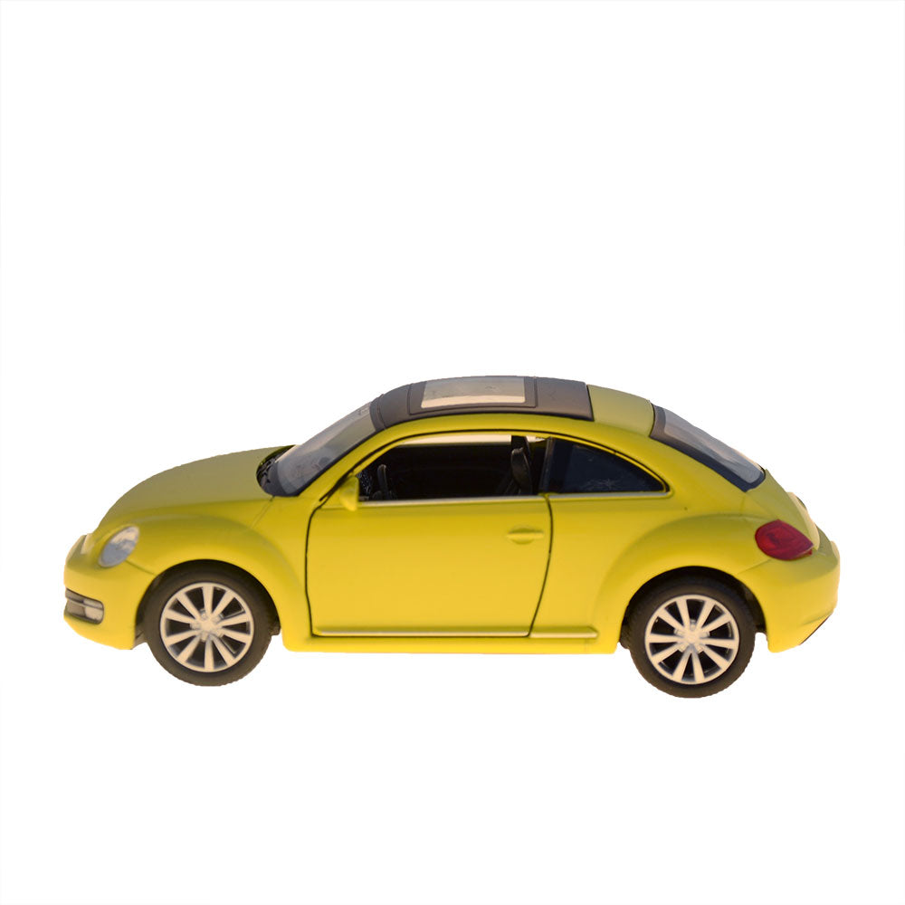 Metalbil VW moderne Beettle, gul