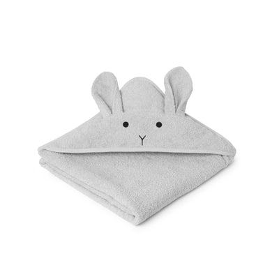 Liewood håndklæde, kanin lysegrå