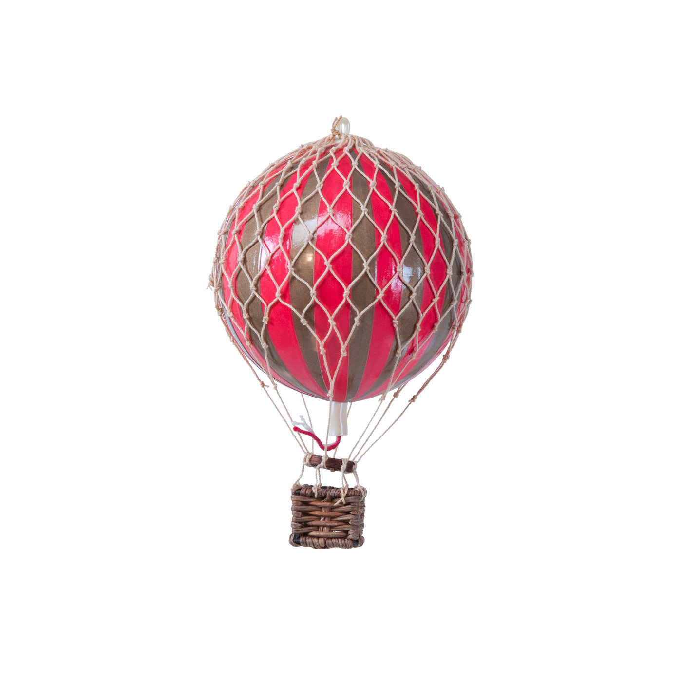Luftballon, rød/guld 8,5 cm