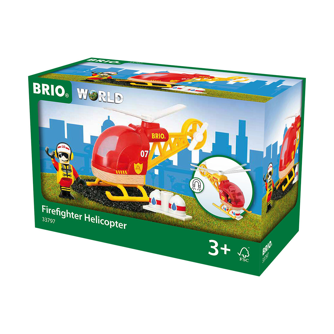 BRIO togbane, redningshelikopter