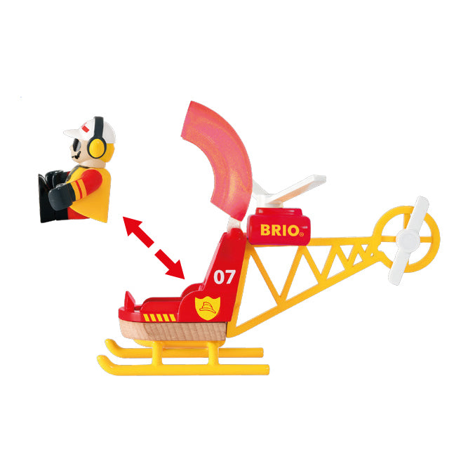BRIO togbane, redningshelikopter