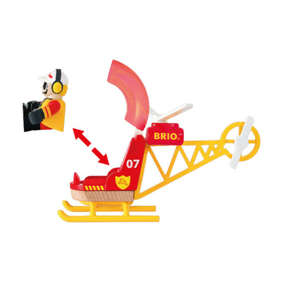 BRIO togbane, redningshelikopter