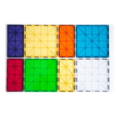 Magna-Tiles ekstra dele, rektangler 8 dele