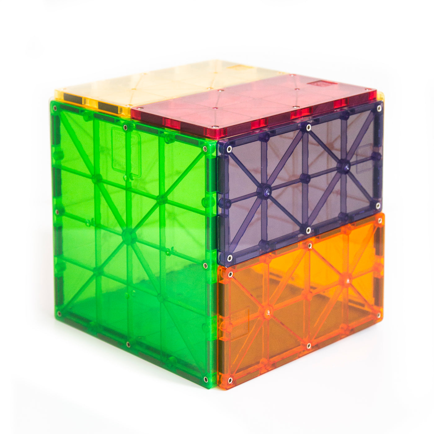 Magna-Tiles ekstra dele, rektangler 8 dele