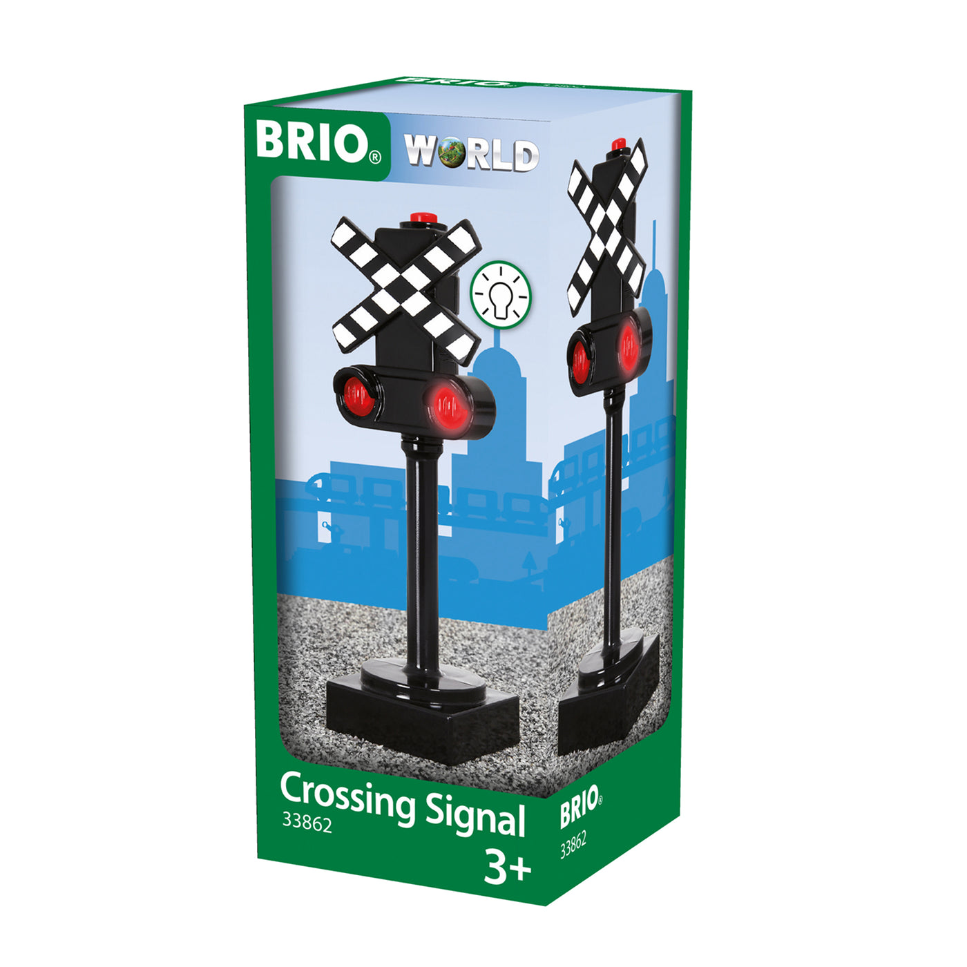 BRIO togbane, lyssignal