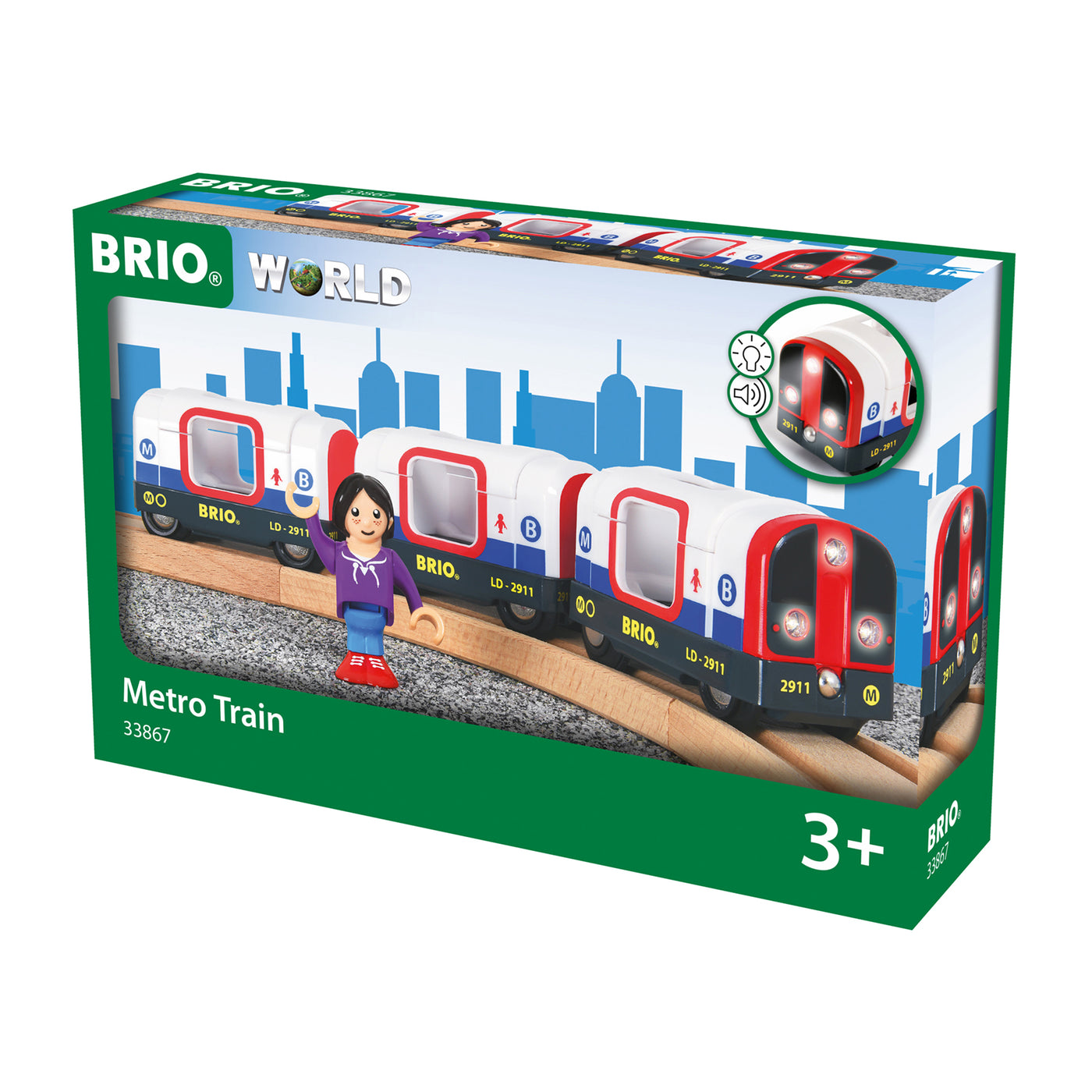 BRIO togbane, metrotog