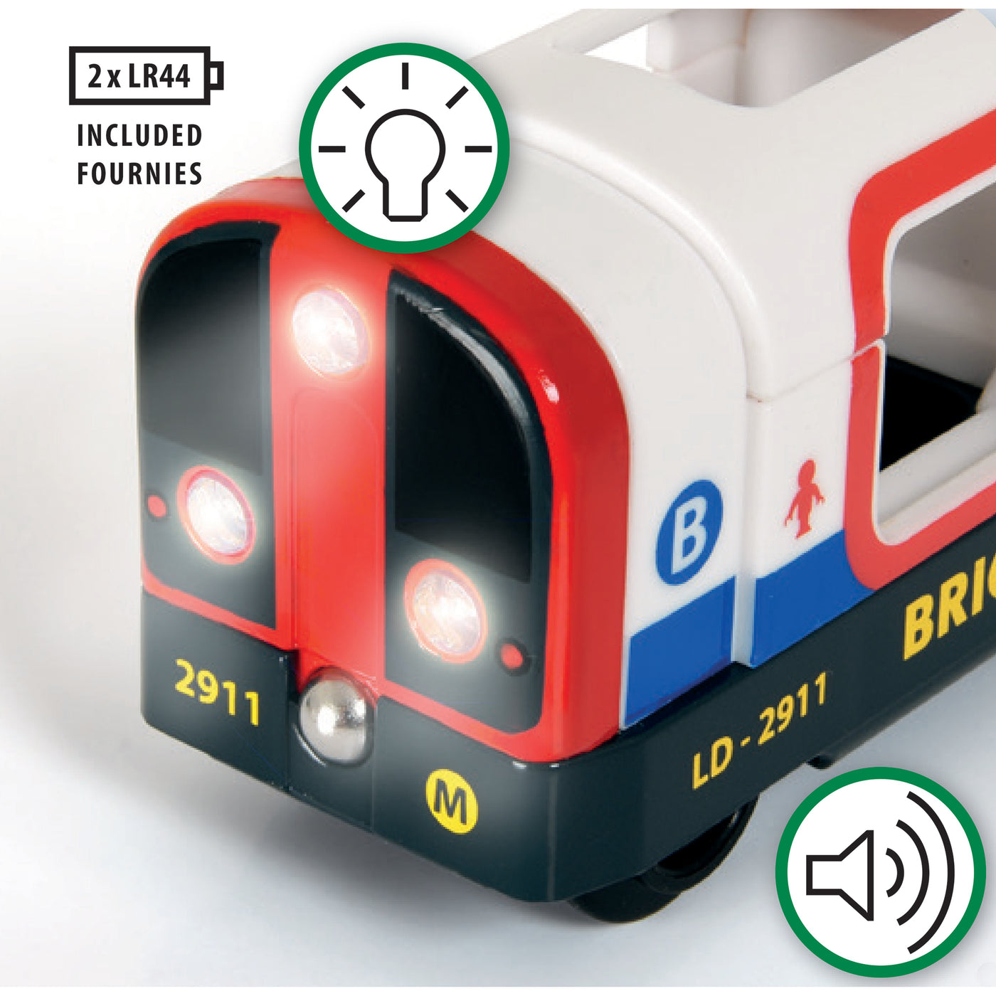 BRIO togbane, metrotog