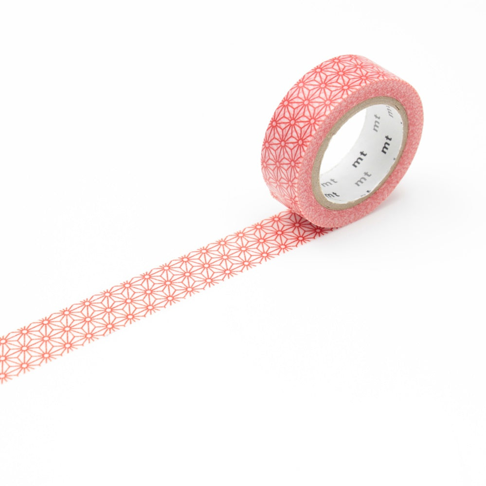 MT Masking Tape, asanoha shuaka rød