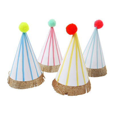 Meri Meri large party hats, striber