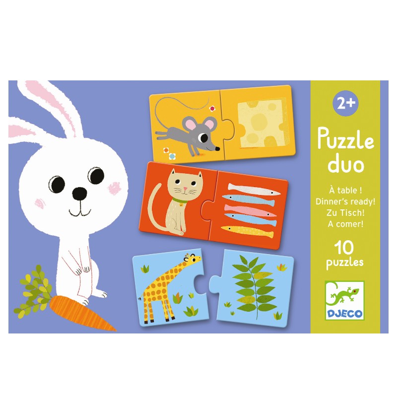 Djeco puzzle duo, middagsmad