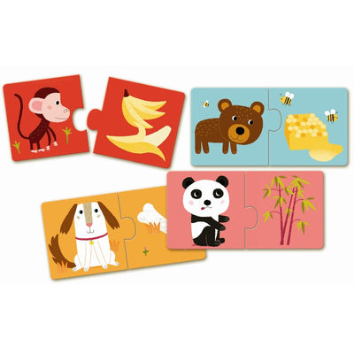 Djeco puzzle duo, middagsmad