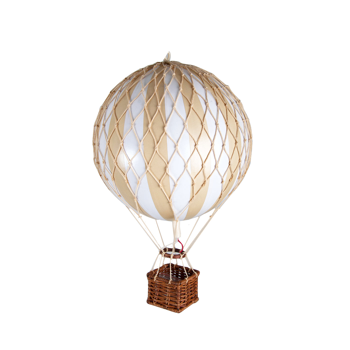 Luftballon, hvid, 18 cm