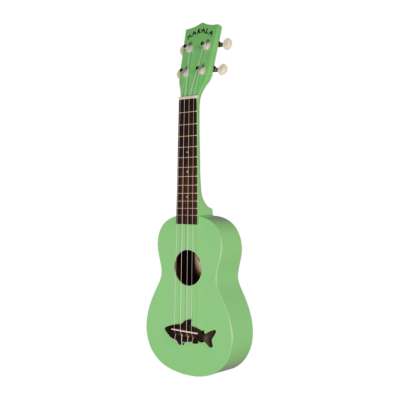 Makala ukulele, grøn med haj