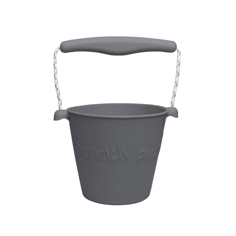 Scrunch-bucket spand, antracit grå